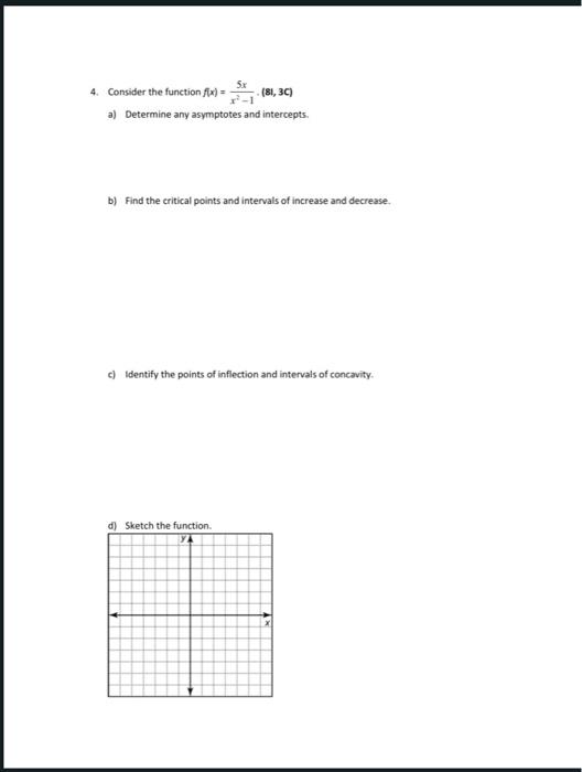 Solved Consider the function f(x)=x2−15x,(81,3C) a) | Chegg.com