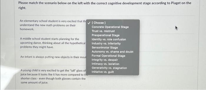 Cognitive development discount of elementary students