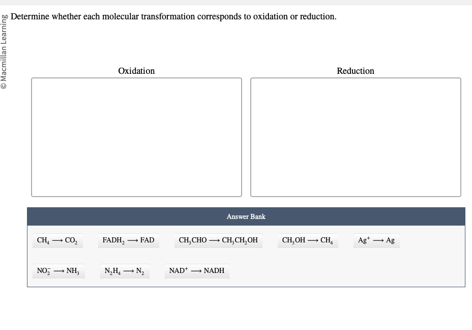Solved Determine whether each molecular transformation | Chegg.com