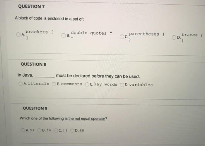 Solved QUESTION 2 What will be displayed after the following | Chegg.com