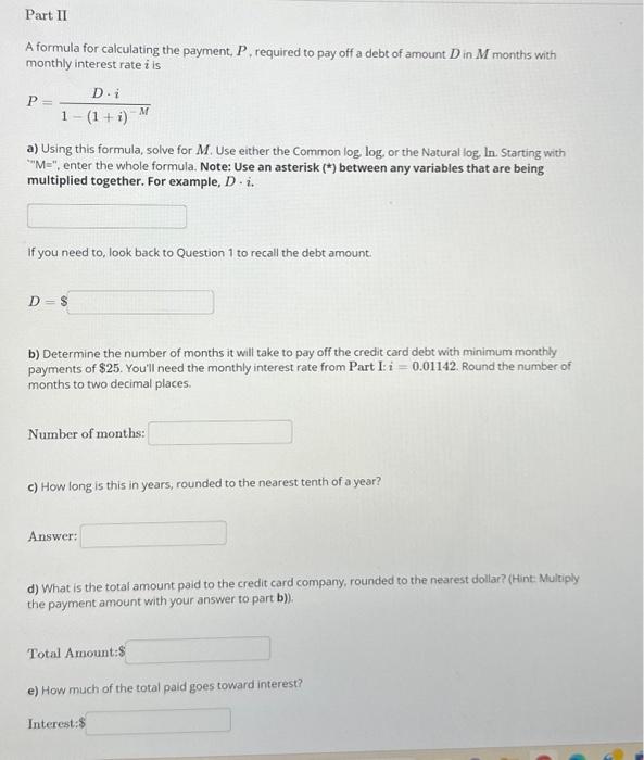 Solved it's one question but it hav 5 parts and each part | Chegg.com