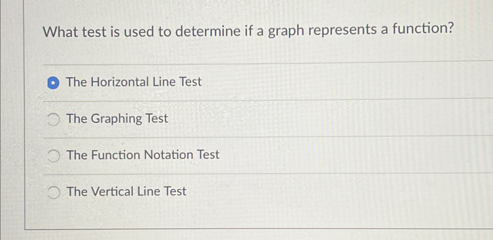 Solved What test is used to determine if a graph represents | Chegg.com