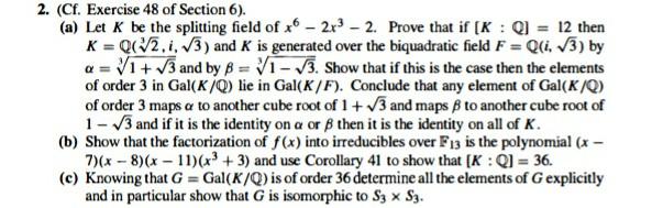 Solved From Dummit and Forte textbook., detailed and correct | Chegg.com