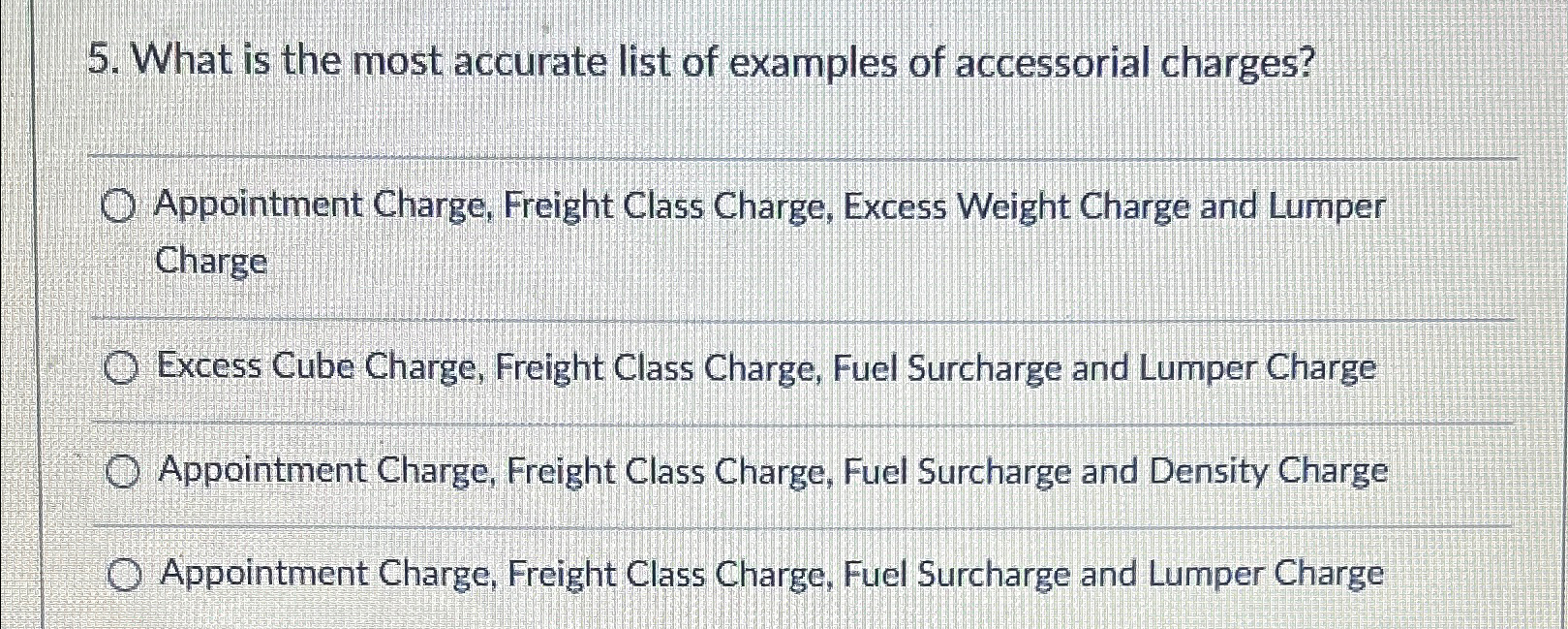 Solved What is the most accurate list of examples of