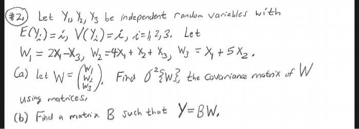 Solved Let You X Yz Be Independent Random Variable Chegg Com