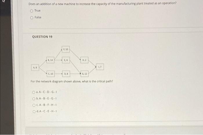 Solved QUESTION 14 1 The design phase of a construction | Chegg.com