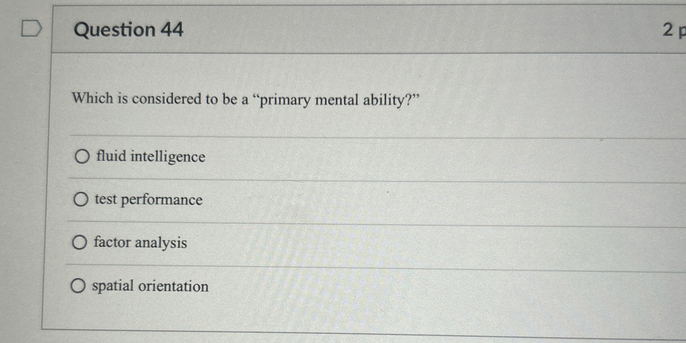 Solved Question 44Which is considered to be a "primary | Chegg.com