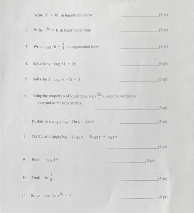 solved-1-write-34-81-in-logarithmic-form-5-po-2-write-chegg