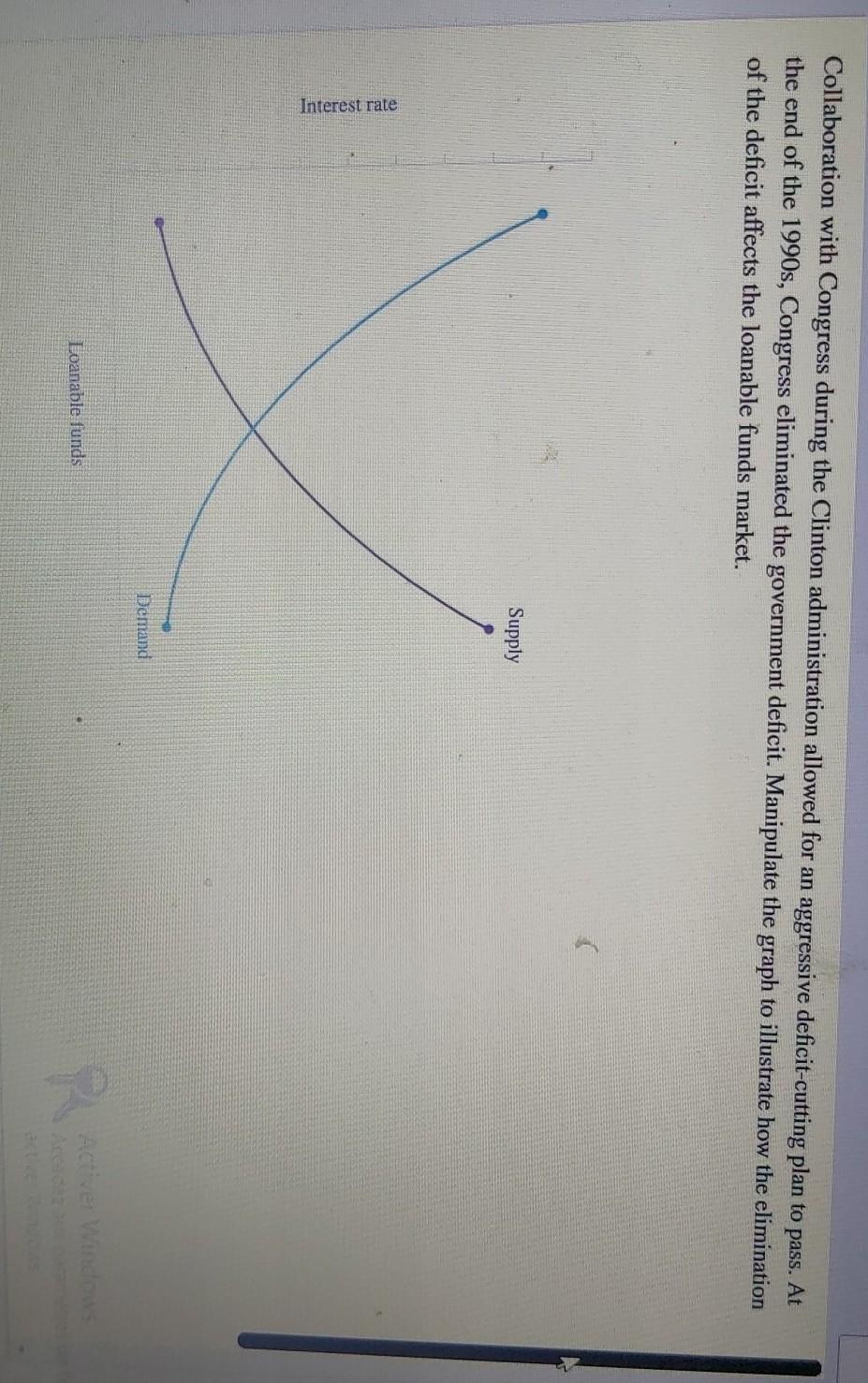 Solved Collaboration with Congress during the Clinton | Chegg.com
