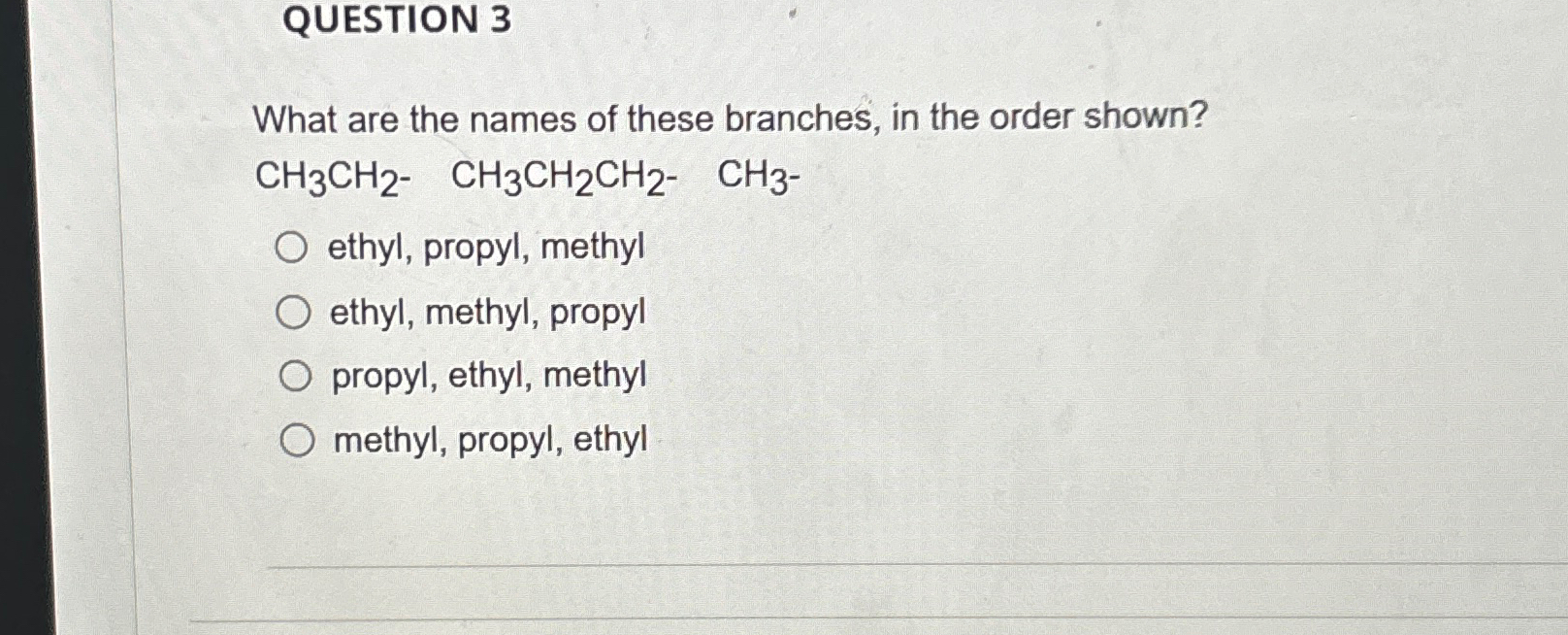 Solved QUESTION 3What are the names of these branches, in | Chegg.com