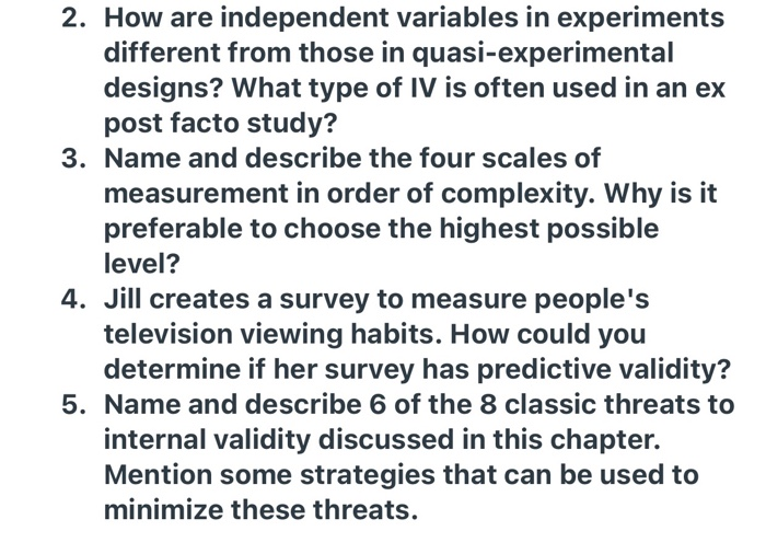 survey experiment independent variable