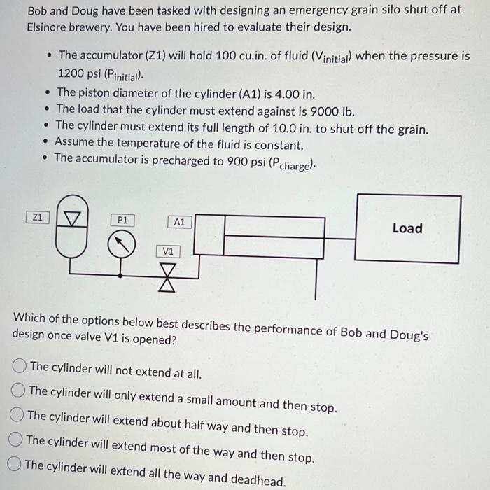 Solved Bob and Doug have been tasked with designing an | Chegg.com