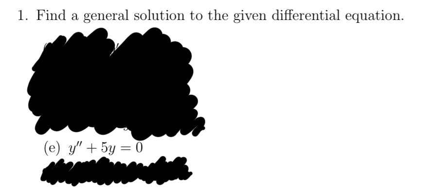 Solved Find a general solution to the given differential | Chegg.com