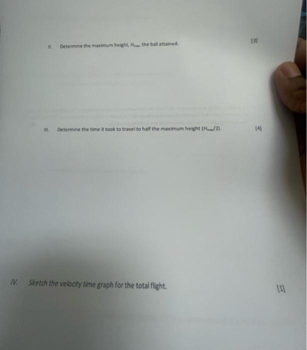 Solved 1. A girl throws a baseball vertically upwards and