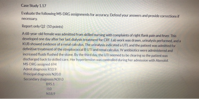 Ms drg case study essay picture
