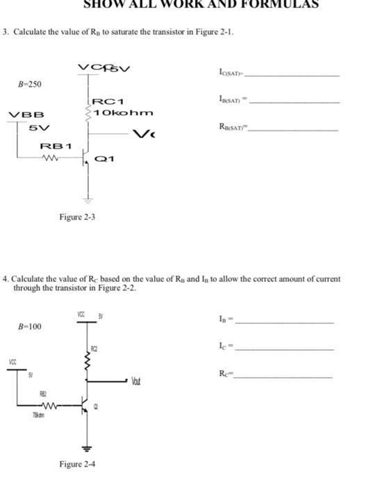 Solved ORK AND FORMULA 3. Calculate the value of Ra to | Chegg.com