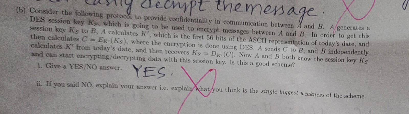 Solved B ï Consider The Following Protocol To Provide Chegg Solved B ï Consider The Following Protocol To Provide Chegg