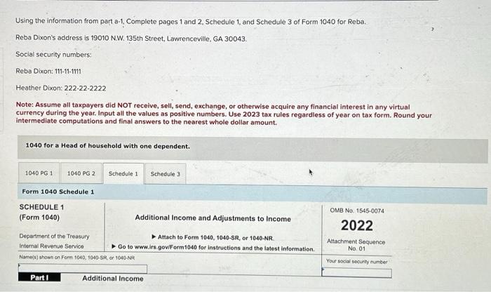 Reba and her daughter Heather ( 20 years old at the | Chegg.com