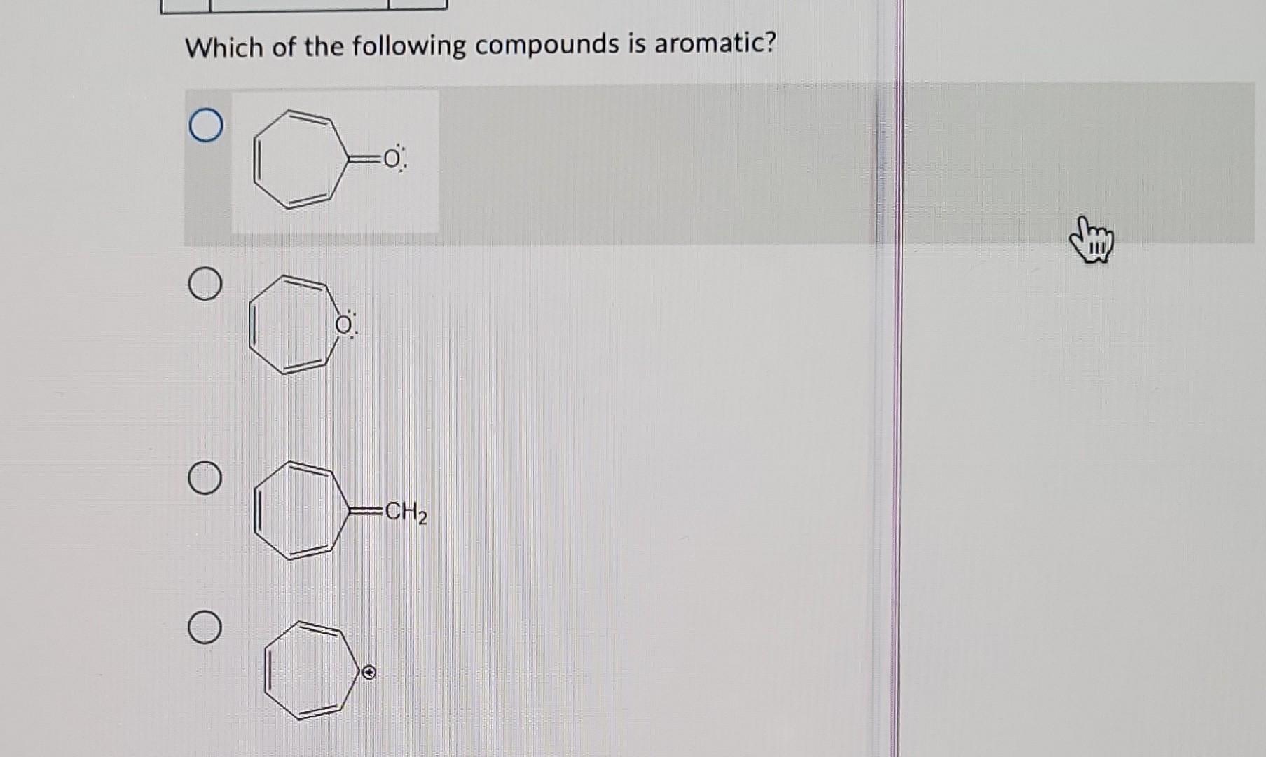 Solved Which of the following compounds is aromatic? Which | Chegg.com