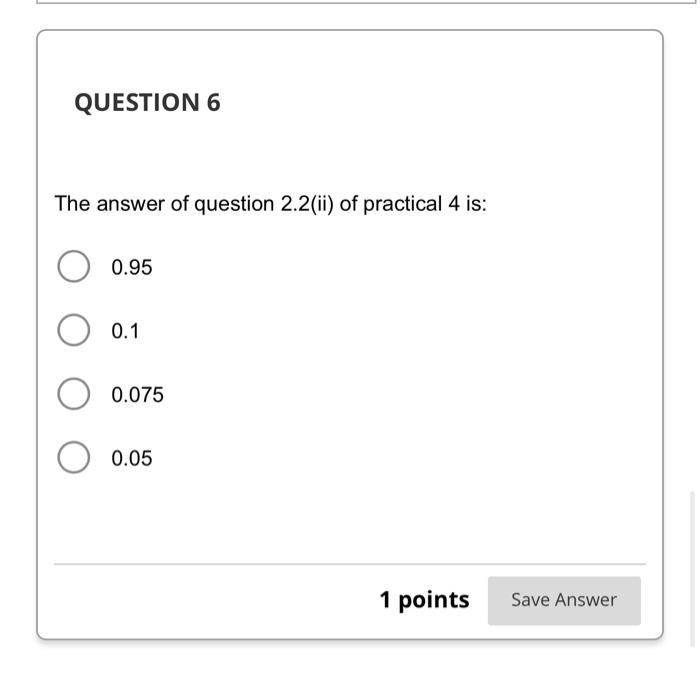 The answer of question 1.4 of practical 4 is: | Chegg.com