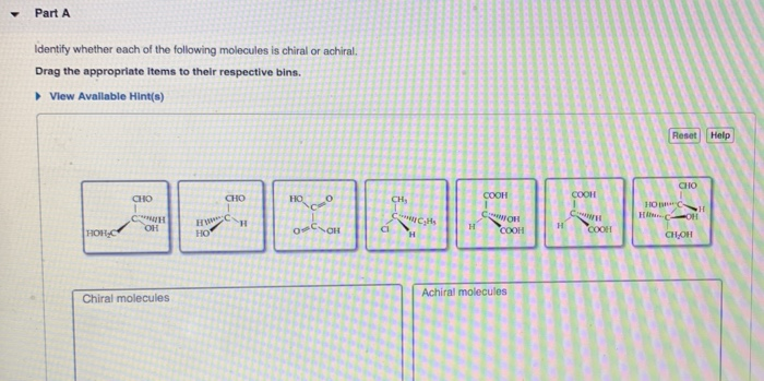 Solved Part A Identify whether each of the following | Chegg.com