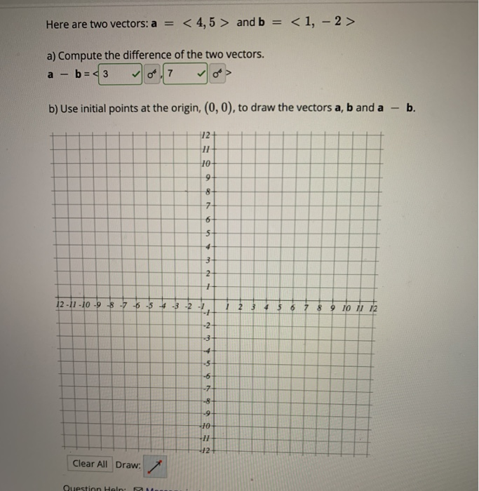 Solved Here are two vectors: a = and b = | Chegg.com