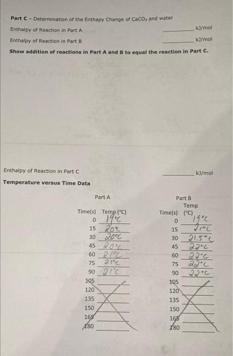Solved how to figure out part C usung info from part a and b | Chegg.com
