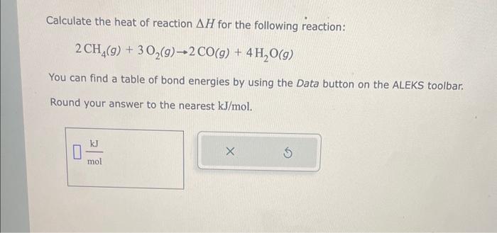 Solved Calculate The Heat Of Reaction ΔH For The Following | Chegg.com