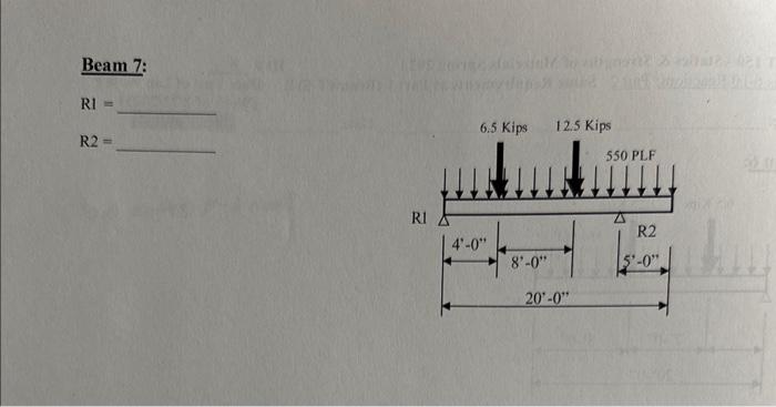 Solved Beam 7: | Chegg.com