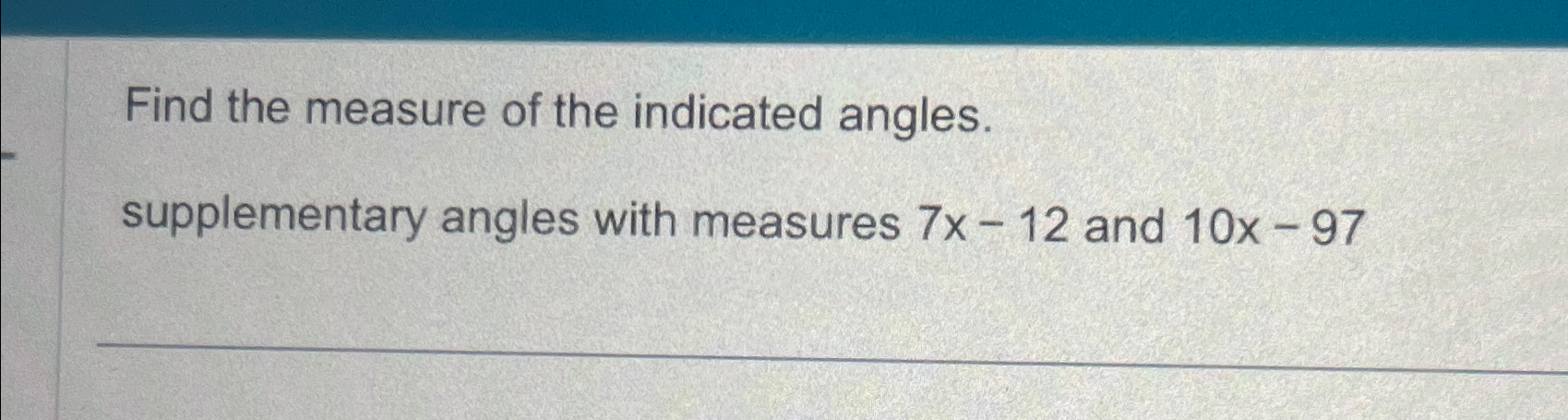 Solved Find the measure of the indicated | Chegg.com