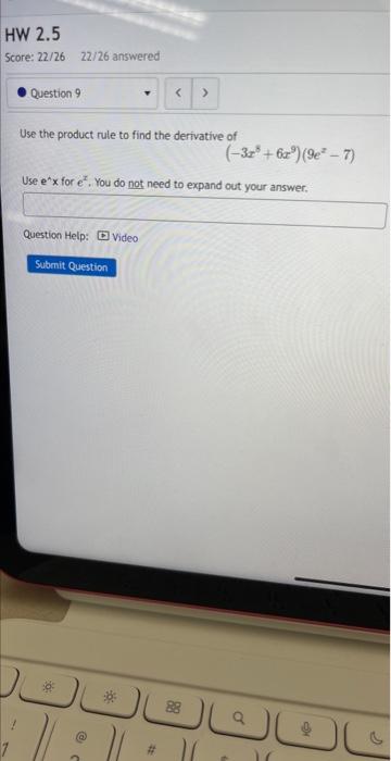 solved-use-the-product-rule-to-find-the-derivative-of-3x-chegg