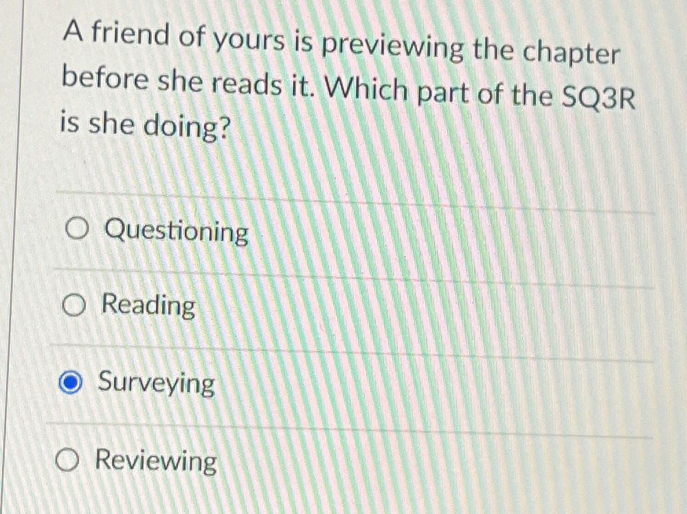 Solved A friend of yours is previewing the chapter before | Chegg.com