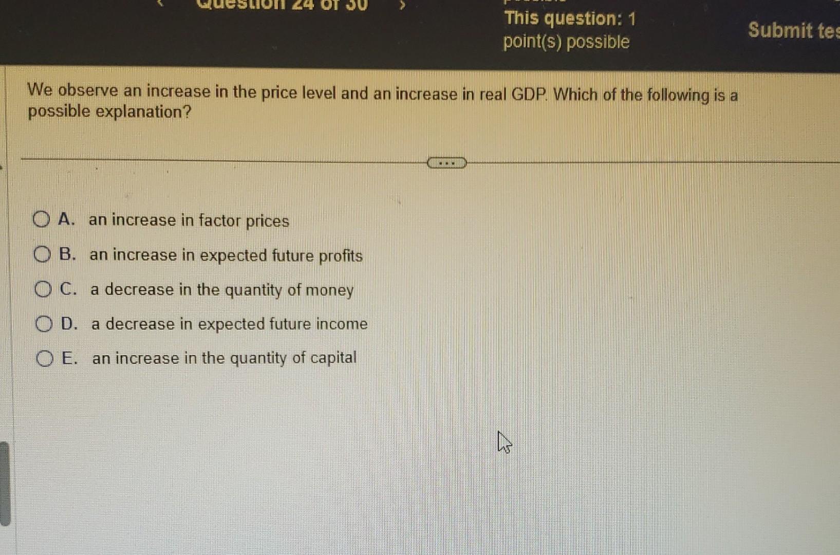 (solved) decrease in real gdp than the initial... Solved We observe an increase in the price level and an | Chegg.com