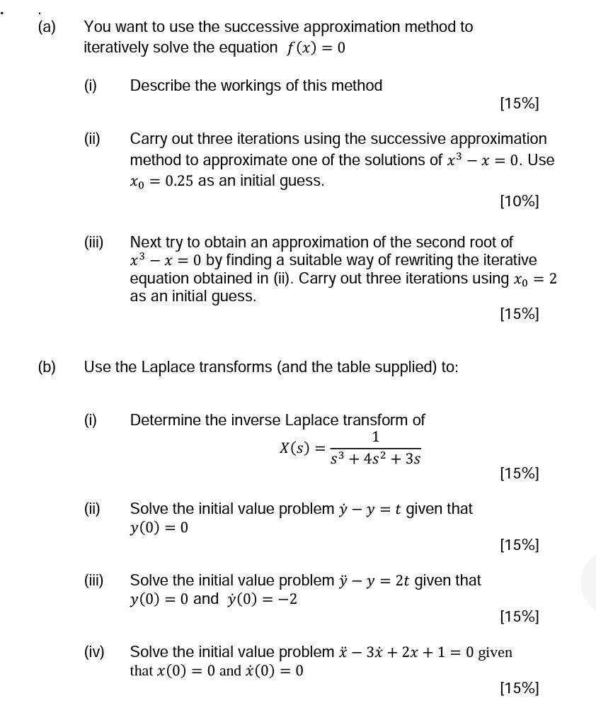 Solved (a) You want to use the successive approximation | Chegg.com