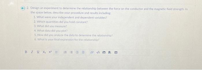 Solved 10) 2. Design an experiment to determine the | Chegg.com
