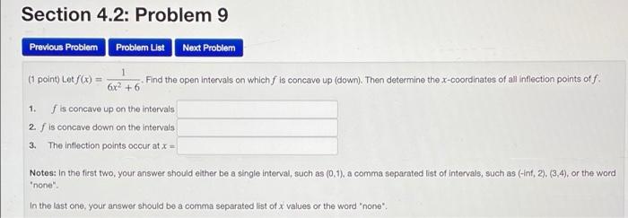 Solved Section 4.2: Problem 5 Previous Problem Problem List | Chegg.com