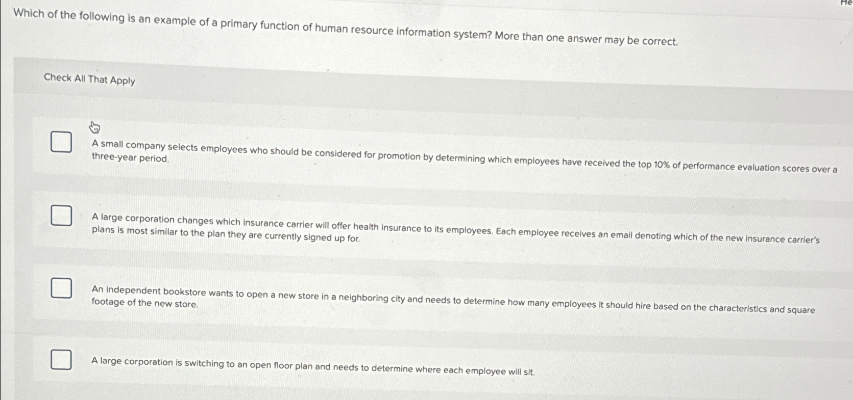 Solved Which of the following is an example of a primary | Chegg.com
