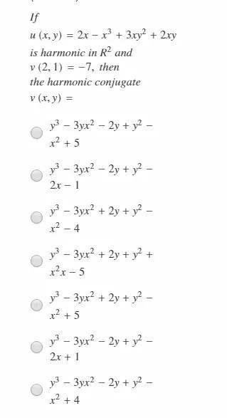 Solved If U X Y 2x X3 3xy2 2xy Is Harmonic In R2 Chegg Com