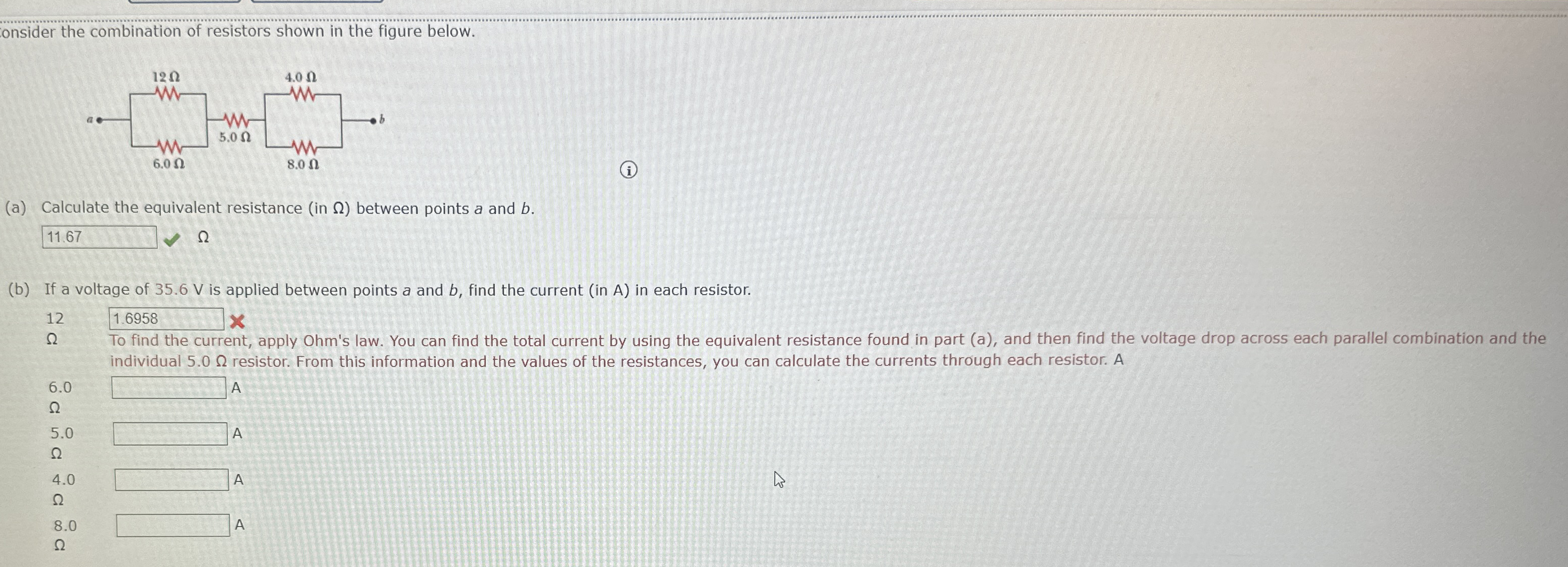 onsider the combination of resistors shown in the