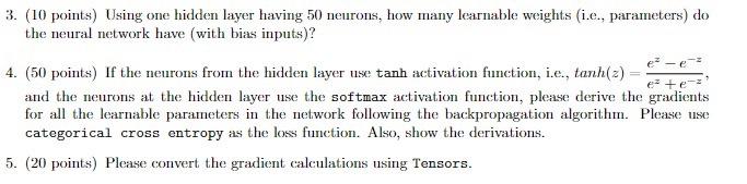Dr. B wants to use an artificial neural network to | Chegg.com