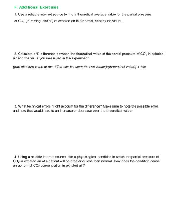 Solved 1. What Are Common Gases Present In The Atmosphere? 