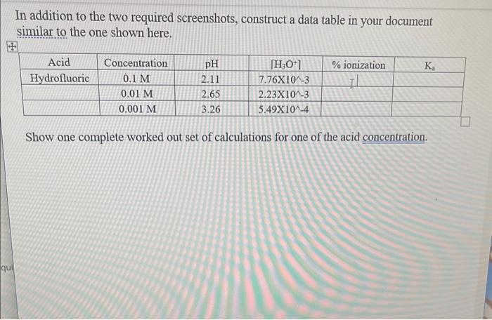 Solved In addition to the two required screenshots, | Chegg.com