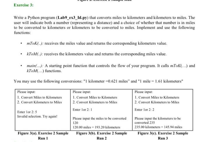 Solved Write a Python program (Lab9_ex3_Id.py) that converts | Chegg.com