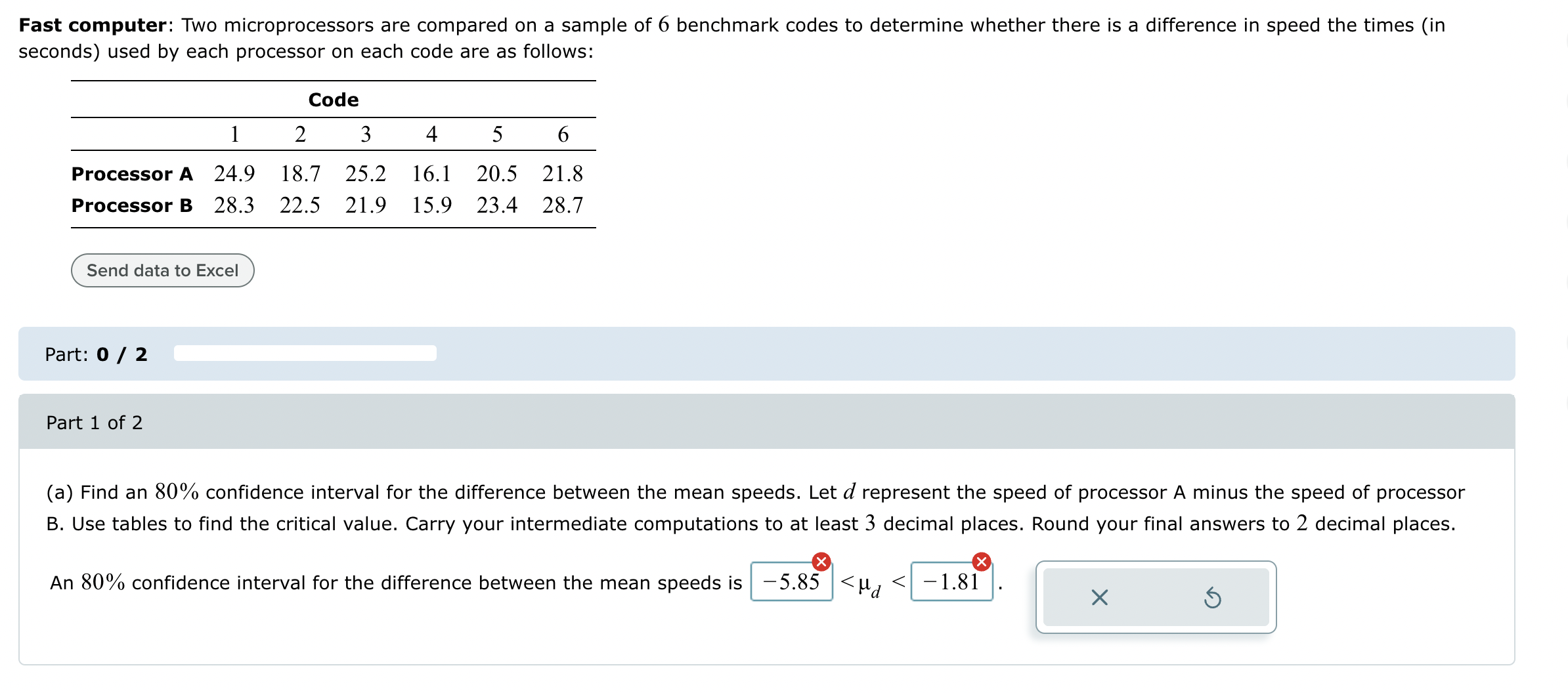 Solved Fast computer: Two microprocessors are compared on a | Chegg.com