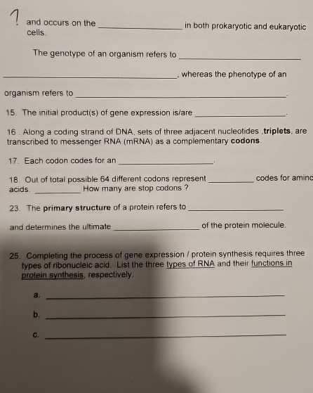 Solved and occurs on the cells ﻿in both prokaryotic and | Chegg.com