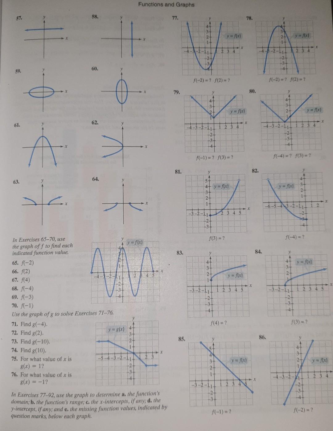 Solved In Exercises 39–50, graph the given functions, f and | Chegg.com