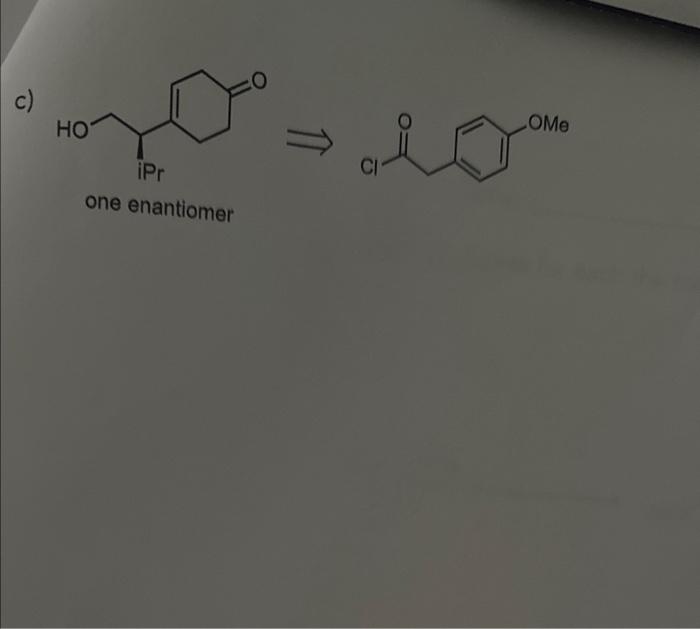 Solved I need the synthetic routes from the product in the | Chegg.com