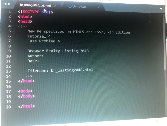 HTML 340 HTML and CSS Tutorial 4 Graphic Design with | Chegg.com