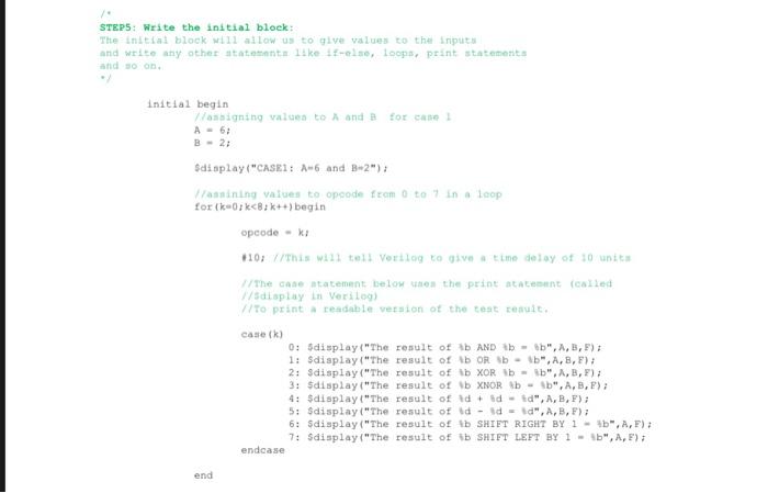 оur р. Verilog Testbench: In This Experiment, We Will | Chegg.com