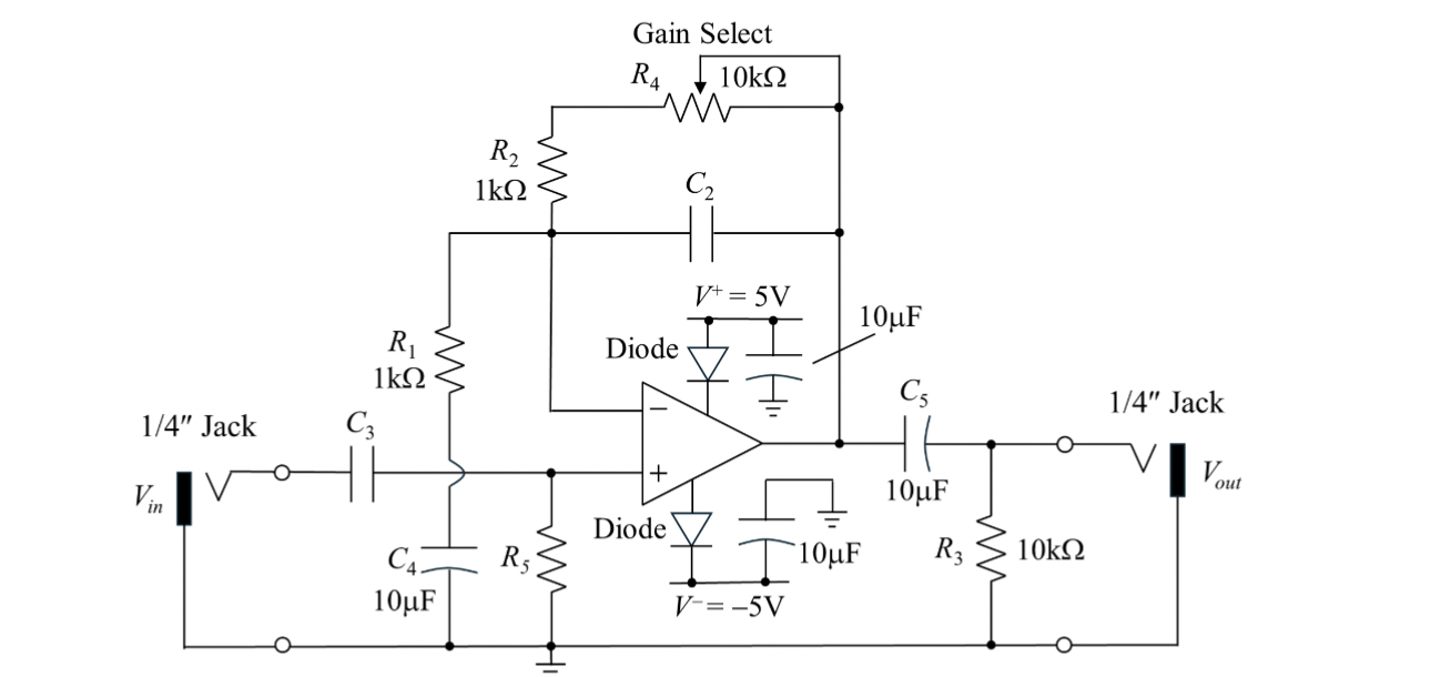 Treble Boost Layout Solved Hand design of the treble boost circuit, which | Chegg.com